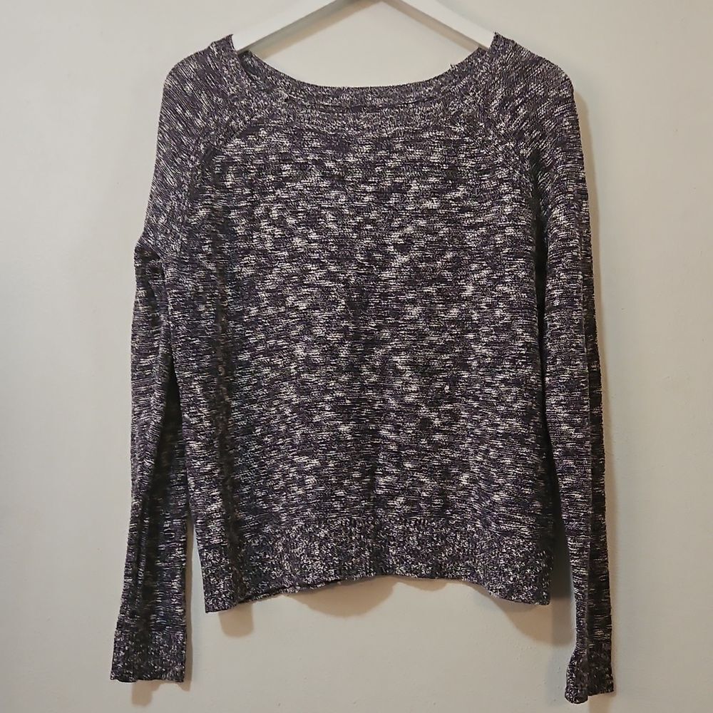 Lou & Grey Lightweight Woven Sweater size L